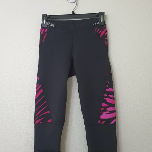Redemption Athletix Black Pink Activewear Leggings Women's Size Small - Picture 4 of 9